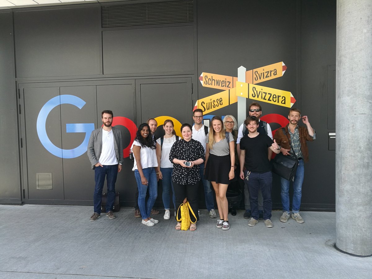 Die Studierenden am Google-Standort Zürich